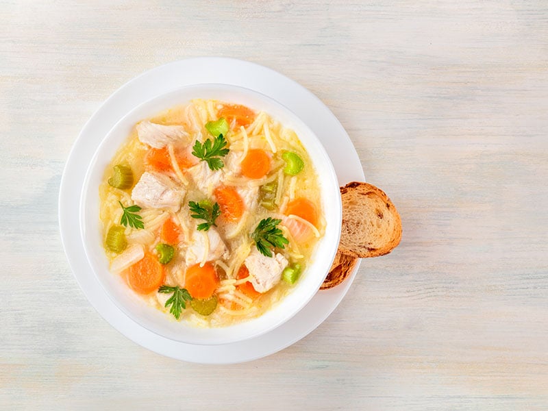 A healthy vegetable broth