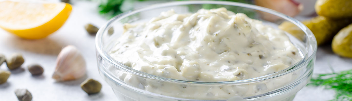 A bowl of dip