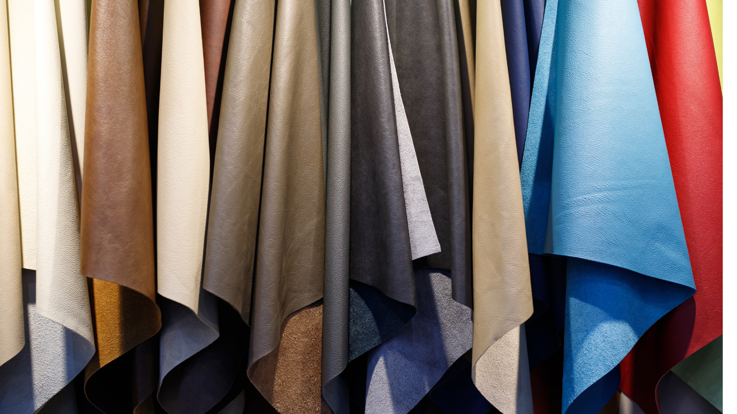 Multi-coloured leather
